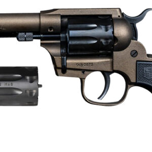 Diamondback DB0500A071 Sidekick  22 LR 22 WMR 9rd Shot 4.50" Midnight Bronze Midnight Bronze Zinc Alloy Midnight Bronze Cerakote Frame Black Cerakote Cylinder Black Polymer Grips