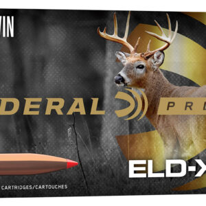 Federal Premium ELD-X 243 Win 90 Grain Ammo - 20 Rounds per Box, 10 Boxes per Case 604544689808