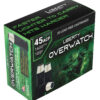 Liberty OverWatch .45 ACP 105gr Open Cavity Ammo - 20 Rounds 691835874012