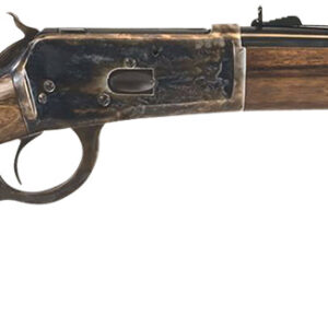 Chiappa Firearms 920337 1892 Trapper Carbine 44 Mag 8+1 16" Blued Barrel, Color Case Hardened Rec, Oiled Walnut Stock, Adjustable Sight