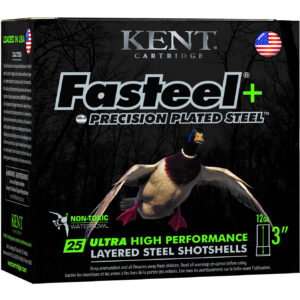 Kent Fasteel 12 Gauge 3" BB Shot 25 Shells Box