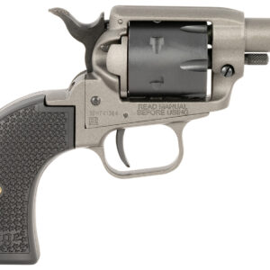 Heritage Manufacturing Barkeep BK22C2 .22 LR Handgun, 6-Shot, 2.68" Tungsten Gray Cerakote Barrel, Black Accents Frame, Black Cerakote Cylinder, Black Star Polymer Grips 727962707852