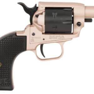 Heritage Mfg BK22Q2 Barkeep  22 LR 6 Shot 2.68" Rose Gold Cerakote Barrel, Rose Gold Cerakote w/Black Accents Frame, Black Cerakote Cylinder, Black Star Polymer Grips