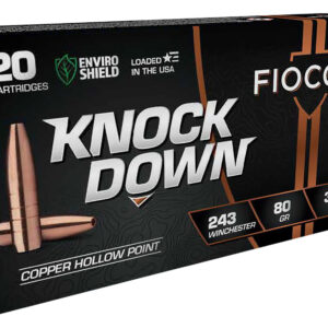 Fiocchi 243CHA Enviro Shield Hollow Point Ammo - 80 Grain - 20 Rounds per Box 762344712994