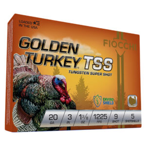 Fiocchi 203TSS9 Golden Turkey TSS 20Gauge 3" 1 3/8oz 9Shot 5 Per Box/10 Case 762344713007