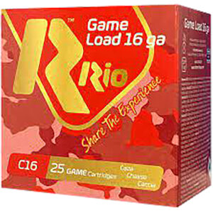 ** Rio Ammunition RCHV168 16 Gauge Game Load" 1 1/8 oz 8 Shot Rounds per Box, 10 Boxes per Case ** 8435101625418