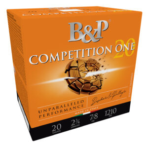 B&P 20B78CP8 Competition ONE 20Gauge 2.75" 7/8oz 8Shot 25 Per Box/10 Case 878122003571