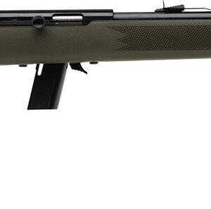 Savage Arms 40221 64 F Full Size 22 LR 10+1 21" Matte Black Carbon Steel Barrel, Grooved Receiver, Green Fixed Synthetic Stock