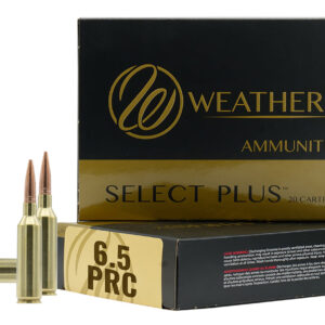 Weatherby R65PRC156EH Select Plus 6.5PRC Berger Elite Hunter Ammunition - 20 Rounds per Box, 10 Boxes per Case 747115452637