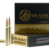 Weatherby Select Plus 280 Ackley Improved 150gr Swift Scirocco - 20 Rounds per Box, 10 Boxes per Case 747115453078