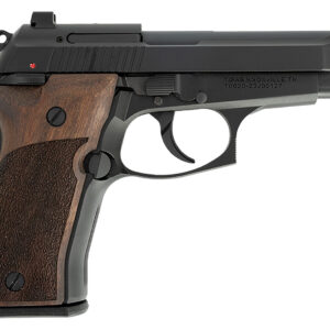 Tisas 11000103 Fatih  380 ACP 13+1 3.94" Black Steel Barrel, Black Cerakote Serrated Steel Slide, Black Cerakote Aluminum Frame w/Beavertail, Wood Grip, Ambidextrous Safety