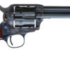 Cimarron AR401 Arizona Ranger .357 Magnum Handgun - 6.5" Blue Steel Barrel, Engraved, Blued Cylinder, Case Hardened Frame, Checkered Walnut Grip, Exposed Hammer 844234240456
