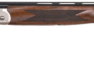 Mossberg 75482 Gold Reserve  Over/Under 20 Gauge 3" 2rd 30" Polished Blued Barrel, Scroll Engraved Polished Silver Rec w/Gold Inlays, Grade A Black Walnut Furniture, Brass Bead Front