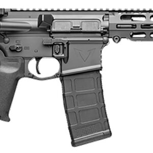 Vktr Industries VK-1 AR Rifle 5.56mm 30+1 with 10.50" Threaded Barrel, Black Armor Cerakote Handguard, SB Tactical SBA3 Brace, and Magpul K2 Grip, Ambidextrous 810155166175