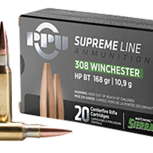 TR&Z Supreme Line 308 Win 168 gr Sierra MatchKing BTHP - 20 Rounds per Box, 10 Boxes per Case 8605003821113