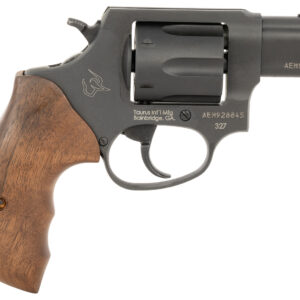 Taurus 232721TW 327  Small Frame 327 Federal Mag 6rd 2" Matte Black Carbon Steel Barrel, Cylinder & Frame, Walnut Grip, Hammer Safety