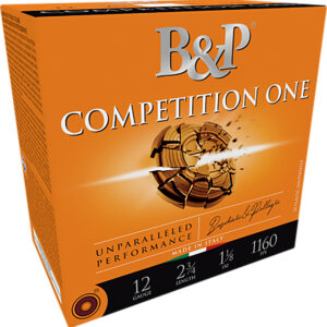 B&p Ammunition 12B78CP9 Competition One 12Gauge 2.75" 7/8oz 9Shot 25 Per Box/10 Case 878122001867