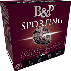 B&P 12 Gauge Sporting Clay Shotgun Shells 1oz 8 Shot - 25 Pack 878122008002