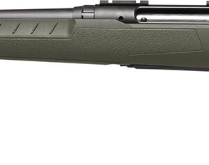 Savage Arms 32073 Axis 2  243 Win 4+1 22" Matte Black Sporter Barrel, Matte Black Drilled & Tapped Steel Receiver, Fixed Green Synthetic Stock, Left Hand