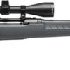 Savage Arms 32172 Axis 2 XP Combo 22-250 Rem 4+1 22" Black Sporter Barrel, Black Drilled & Tapped Steel Receiver, Fixed Gray Synthetic Stock, Right Hand, Boresighted 3-9x40