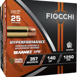 ** Fiocchi Hyperformance .357 Magnum 140gr XPB - 25 Rounds per Box, 8 Boxes per Case

** 762344713410