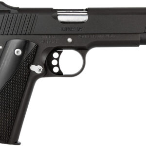 Kimber Mfg.,inc 3700595 Custom LW Nightstar 45ACP 8+1 5" Front Serrations Steel Slide Black Smooth/Checkered Black/Gray Laminate Grip