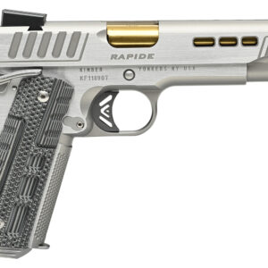 Kimber Mfg.,inc 3000423  Rapide Dawn 45 ACP 8+1 5" Silver/KimPro II w/ Brush Polished Flats Stainless Steel Slide G10 Grip
