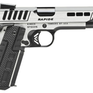Kimber Mfg.,inc 3000425  Rapide Scorpius 45ACP 8+1 5" Black KimPro II w/ Brush Polished Flats Stainless Steel Slide G10 Grip
