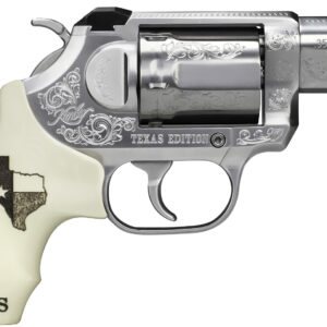 Kimber K6S DASA Texas Edition .357 Magnum 6-Round 2" Brushed Stainless Pistol with Bonded Ivory Grip 669278340289