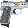 Kimber Mfg.,inc 3300230 Micro 9 Rapide Dawn 9mm 7+1 3.15" Brushed Stainless/Silver KimPro II Grey/Black G10 Grip