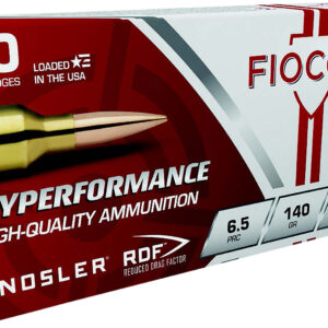 Fiocchi Hyperformance Match 6.5PRC 140gr Nosler Reduced Drag Factor - 20 Rounds per Box 762344713625
