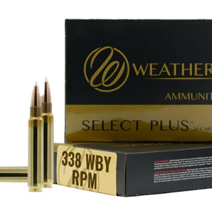 Weatherby Select Plus .338 WBY RPM 225gr InterLock Ammo 20/Box 747115450664
