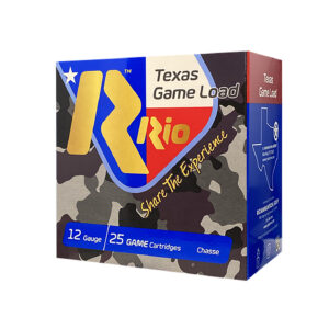Rio Ammunition TG366TX Texas Game Load High Velocity 12Gauge 2.75" 1 1/4oz 6Shot 25 Per Box/10 Case 8435101635660