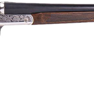 ATI Road Agent Prime 20 Gauge Break Open Side-by-Side Shotgun, 2rd Capacity, 26" Barrel, Silver Engraved Aluminum Receiver, Fixed Turkish Walnut Stock 810113111667
