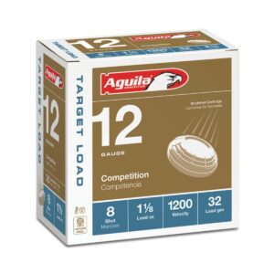 Aguila 12ga Birdshot Target Shotgun Shells - #8 Shot | 1/8oz | 1200 fps | 25 Rounds** ** 640420006086
