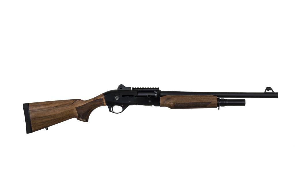 Military Armament Corp MAC 2 TAC 12 Semi-Automatic Shotgun with 18.5″ Barrel, Black/Wood Finish 723551440278