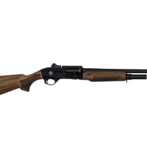Military Armament Corp MAC 2 TAC 12 Semi-Automatic Shotgun with 18.5" Barrel, Black/Wood Finish 723551440278