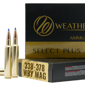 Weatherby Select Plus .338-378 Wby Mag 225gr Tipped TSX Ammo 747115425129