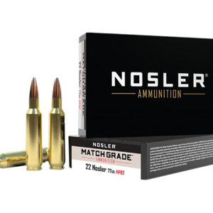 Nosler Match Grade 22 Nosler 77gr HPBT Ammo - 20 Rounds 054041600163