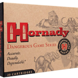 Hornady Dangerous Game Solid 416 Rigby 400gr - 20 Rounds per Box 090255382655