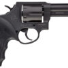 Taurus 2650041 65  38 Special +P or 357 Mag 6 Shot 4" Barrel, Overall Matte Black Oxide Finish Steel, Finger Grooved Black Rubber Grip, Fixed Sights
