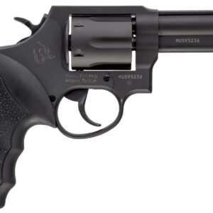 Taurus 2650041 65  38 Special +P or 357 Mag 6 Shot 4" Barrel, Overall Matte Black Oxide Finish Steel, Finger Grooved Black Rubber Grip, Fixed Sights