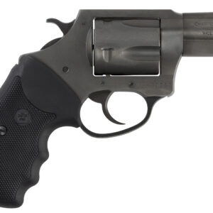 Charter Arms 64420 Bulldog  Large 44 S&W Spl 5 Shot, 2.50" Black Nitride Steel Barrel, Cylinder & Frame w/Black Finger Grooved Rubber Grip, Exposed Hammer