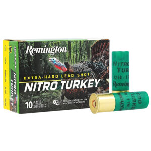 ** Remington Nitro Turkey 12 Gauge Ammunition" | 1 7/8 oz 4 Shot | 10 Rounds per Box ** 047700346502
