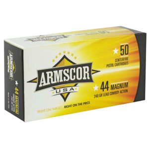 Armscor FAC44M1N USA  44Rem Mag 240gr Semi Wadcutter 50 Per Box/8 Case 812285021720
