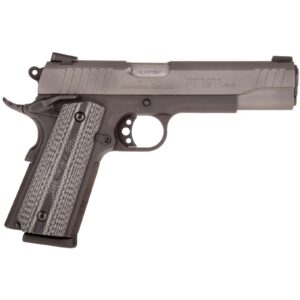 TAURUS PT1911 45ACP PSTL BLK/GRY 5" 1-8RD VZ GRIP