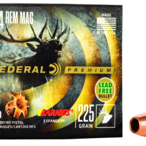 Federal P44XB1 Premium  44RemMag 225gr Barnes Expander BRX 20 Per Box/10 Case 029465098339