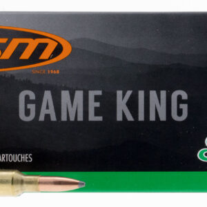 HSM Game King 6.5 Creedmoor Ammo - 140 gr Sierra GameKing Spitzer Boat Tail (20 Rounds/Box, 25 Boxes/Case) 810742025496