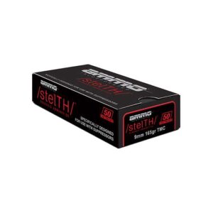 AMMO INC 9MM 165GR STELTH TMC 50RD BOX - Bulk Case Available 818778022199