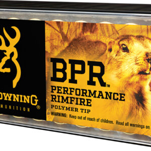 Browning Ammo B195117050 BPR Performance Rimfire  17HMR 17gr Polymer Tip 50 Per Box/20 Case 020892103993